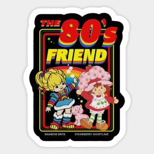 Rainbow Brite - The 80s Friend for Christmas Sticker